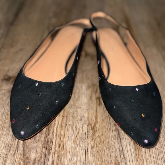 Madewell • Suede Margot Slingback Flats - Picture 5 of 11